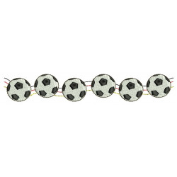 Stickmuster - Fußballkette